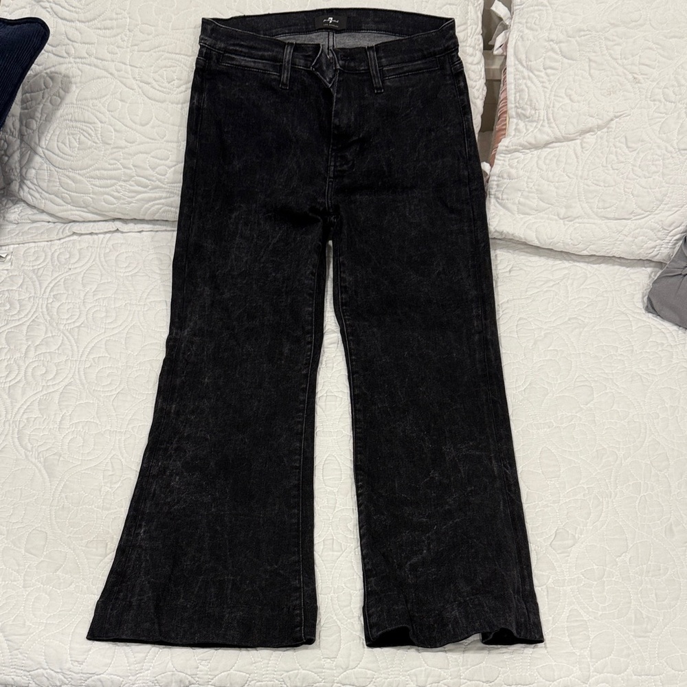 7 For All Mankind Women’s Dojo Jeans - Size 27 - Charcoal